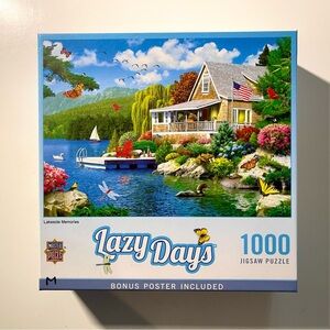 MasterPieces - 1000 Piece Puzzle - Lakeside Memories - MISSING PIECE
